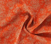 Jacquard floral lamé teja